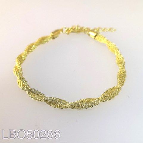 Pulsera bañada en oro LBO50286