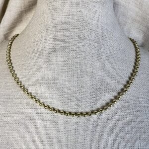 Collar baño oro Bolitas (250626-196)