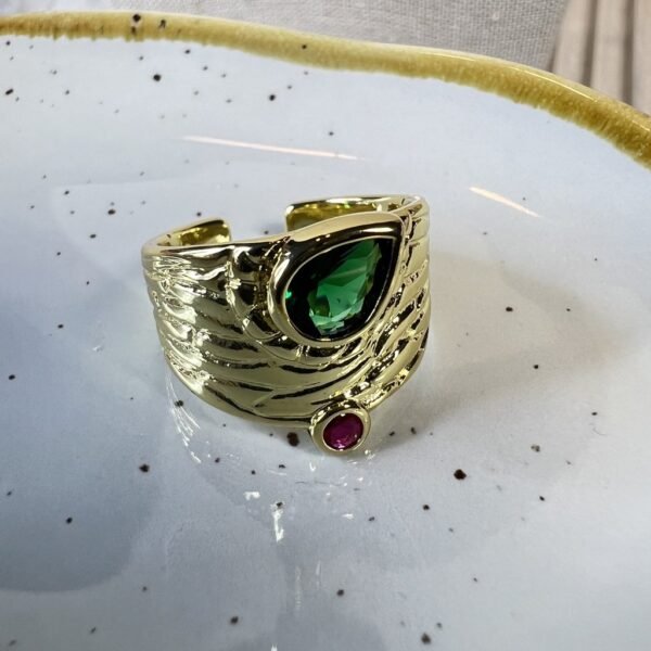 Anillo baño oro (250702-318)