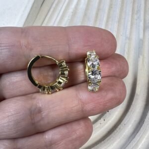 Aros baño oro (250702-336)