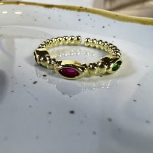 Anillo baño oro (250702-338)
