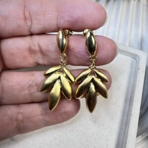 Aros baño oro (250704-370)