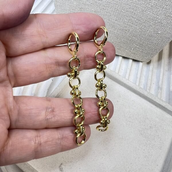 Aros baño oro (250704-394)