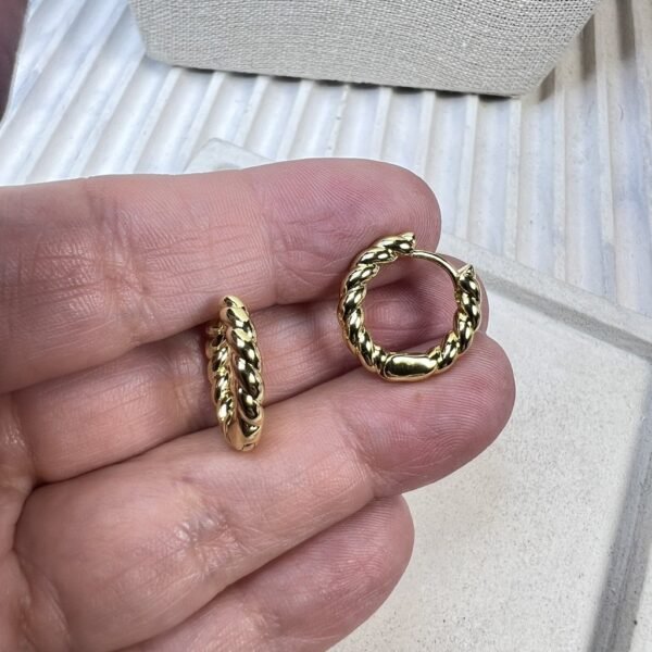 Aros baño oro (250704-399)