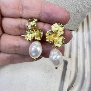 Aros baño oro (250704-407)