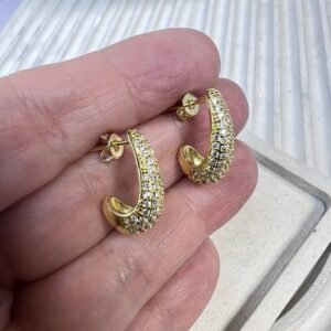 Aros baño oro (250704-413)