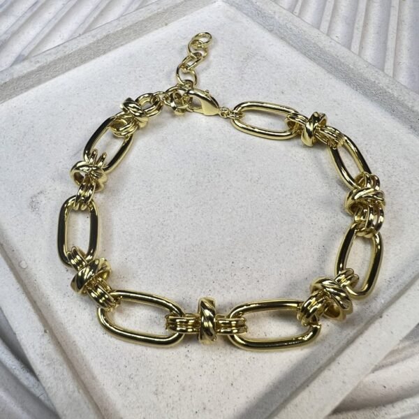 Pulsera baño oro (250704-419)