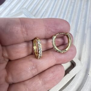 Aros baño oro (250704-423)