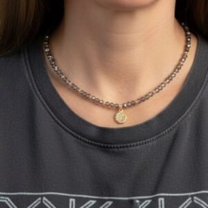 collar cristales humo conchita