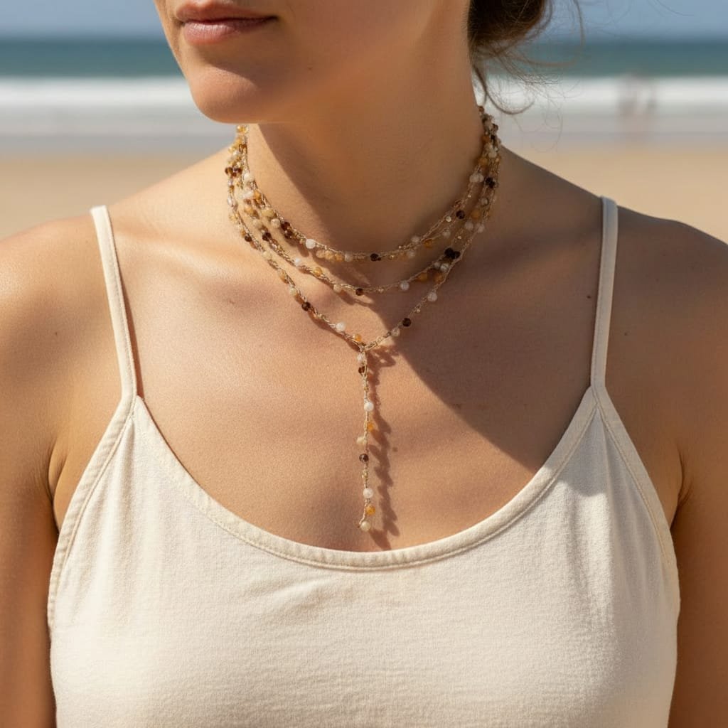 Curso online collar mil vueltas (Kit de materiales incluidos)