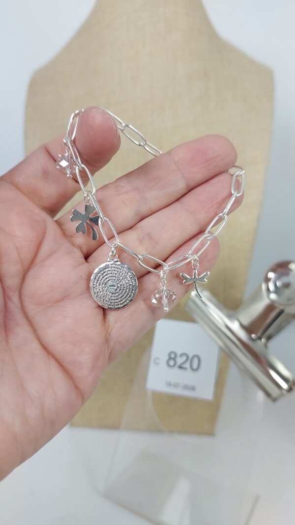 Pulsera Baño Plata (C_820)