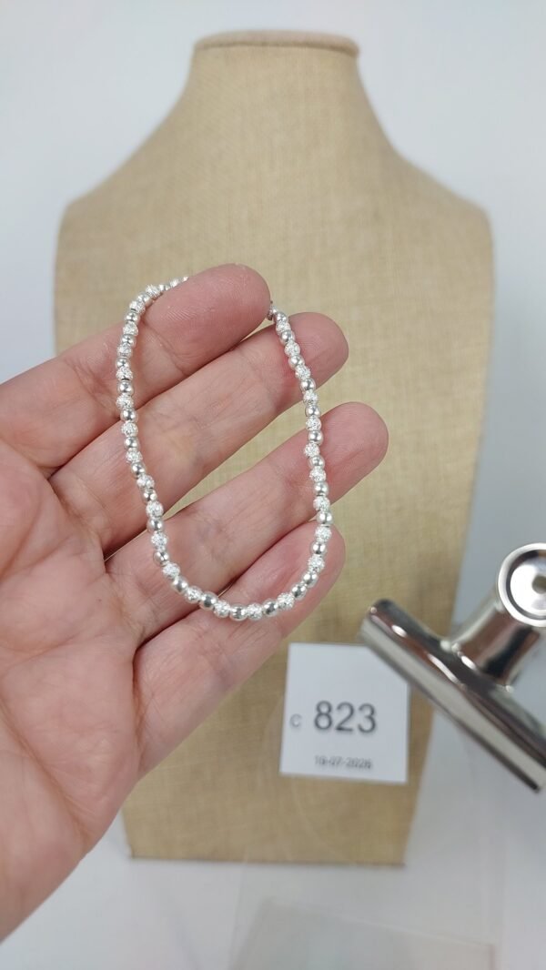 Pulsera Baño Plata (C_823)