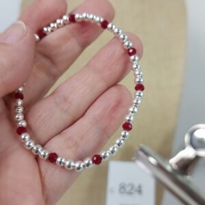 Pulsera Baño Plata (C_824)