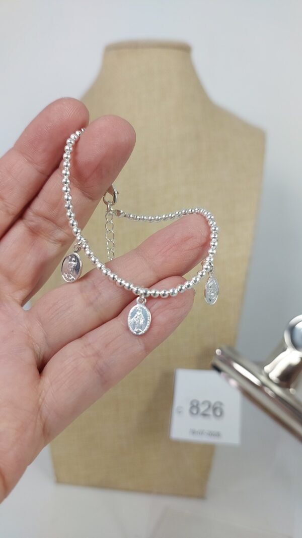 Pulsera Baño Plata (C_826)