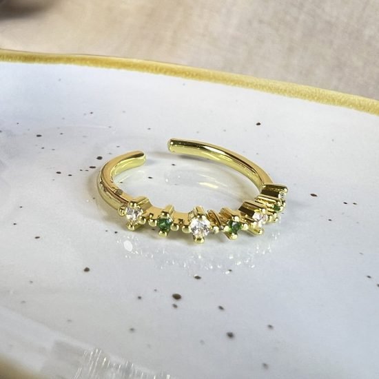 Anillo Baño oro Circones (250626-254)