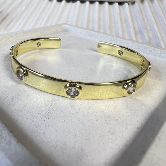 Pulsera baño oro (250702-283)