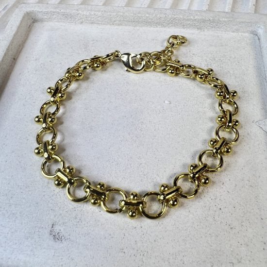 Pulsera baño oro (250702-326)
