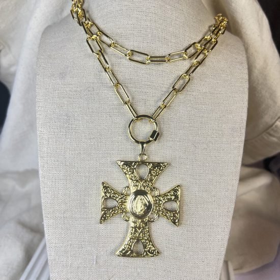 Collar baño oro (250704-359)