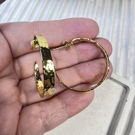 Aros baño oro (250704-401)