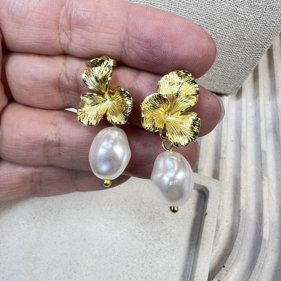 Aros baño oro (250704-407)