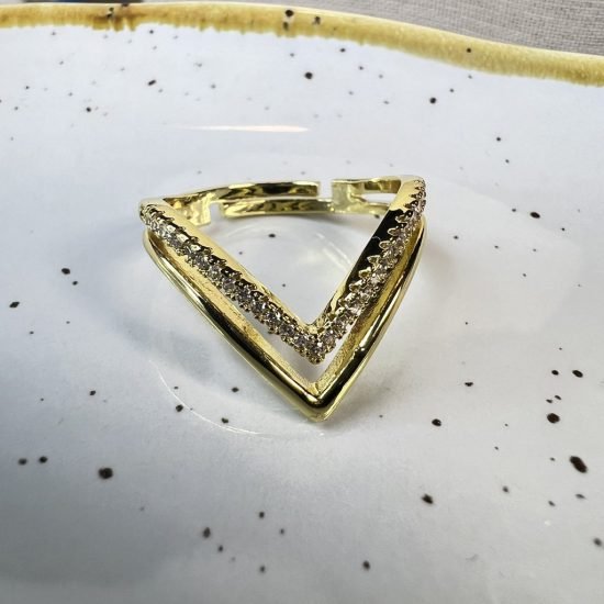 Anillo baño oro (250704-408)